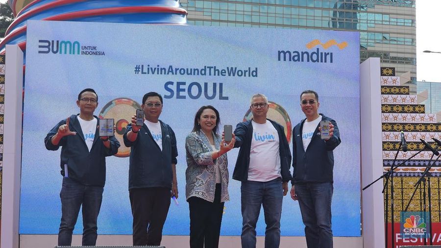 Festival Indonesia 2024 di Seoul, Korea Selatan, Minggu (23/6/2024), digelar oleh KBRI Seoul bekerja sama dengan Bank Mandiri.