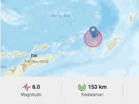 Breaking! Gempa M6,0 Guncang Tanimbar