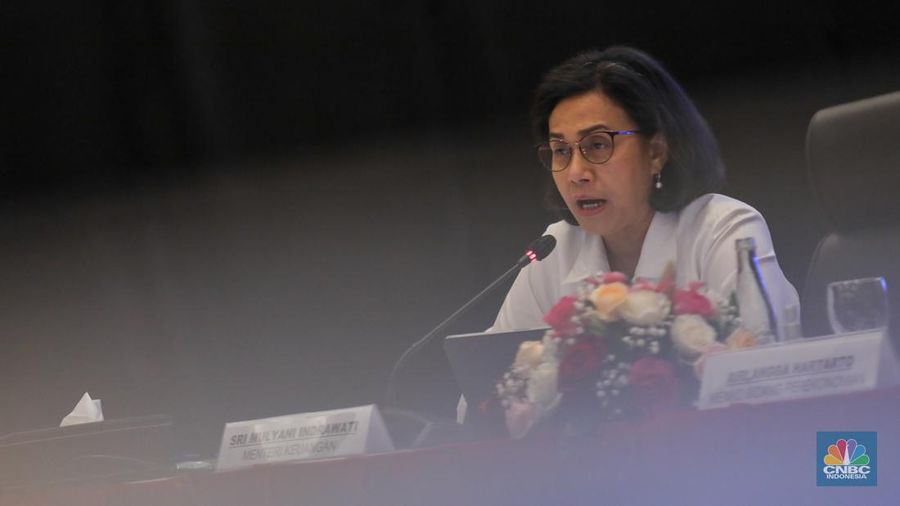 Konferensi pers terkait Kondisi Fundamental Ekonomi Terkini dan Rencana Anggaran Pendapatan dan Belanja Negara (RAPBN) 2025 di Jakarta, Senin (24/6/2024). (²©²ÊÍøÕ¾/Faisal Rahman)