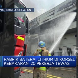 Video: Pabrik Baterai Lithium di Korsel Kebakaran, 20 Pekerja Tewas