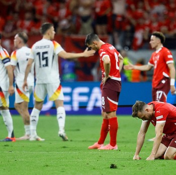 Aksi Timnas Jerman Vs Swiss di Piala Eropa 2024