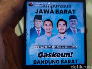 Respons DPD PAN Soal Poster Raffi Ahmad-Jeje Bakal Ikut Pilkada KBB