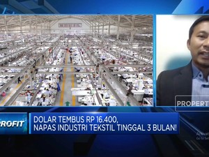 Pak Jokowi, Rupiah Anjlok Bikin Napas Industri Tekstil Tinggal 3 Bulan