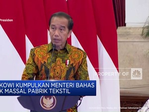 Video: Jokowi Kumpulkan Menteri Bahas PHK Massal Pabrik Tekstil