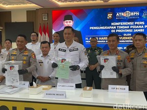 Menteri AHY Paparkan 3 Kasus Mafia Tanah di Jambi, Lampaui Target Satgas