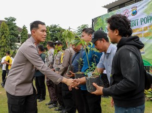 Sambut Hari Bhayangkara, 78 Ribu Bibit Pohon Ditanam di Jombang