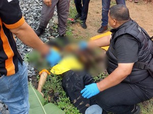 Pengendara Motor di Palembang Tewas Tertabrak Kereta Api