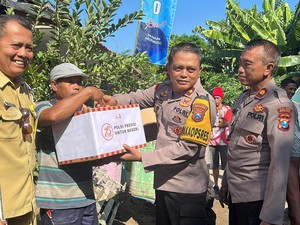 Sambut HUT Bhayangkara, Rumah Wahid di Probolinggo Dibedah