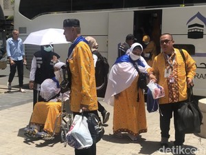 6.950 Jemaah Haji Gelombang II Tiba di Madinah