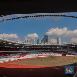 Penampakan Terkini Rumput GBK Porak Poranda, Ada Apa?