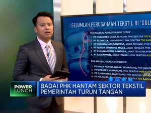 Video: Badai PHK Hantam Sektor Tekstil, Pemerintah Turun Tangan
