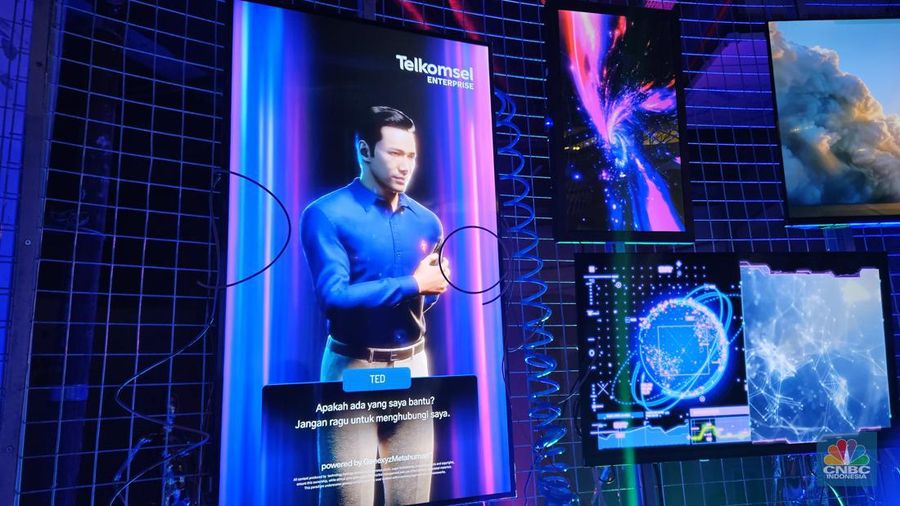 Telkomsel menciptakan seorang asisten virtual bernama Ted yang tugasnya membantu meningkatkan kualitas layanan kepada pelanggan bisnis Telkomsel dan TelkomGroup. (²©²ÊÍøÕ¾/Intan Rakhmayanti Dewi)