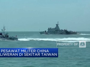 Video: 35 Pesawat Militer China Seliweran di Sekitar Taiwan