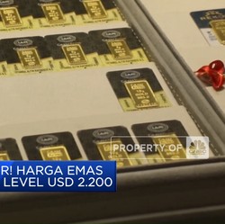 Video: Harga Emas Jatuh 1,5% Hingga Inggris Siaga Hadapi Cuaca Panas
