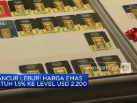 Video: Harga Emas Jatuh 1,5% Hingga Inggris Siaga Hadapi Cuaca Panas