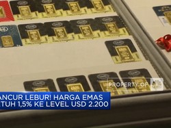 Video: Harga Emas Jatuh 1,5% Hingga Inggris Siaga Hadapi Cuaca Panas