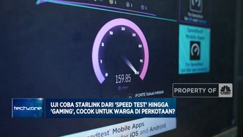 Uji Coba Starlink dari 'Speed Test' hingga 'Gaming', Cocok di Kota?