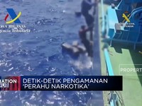 Detik-Detik, Perahu Diduga Bermuatan Narkoba Diamankan