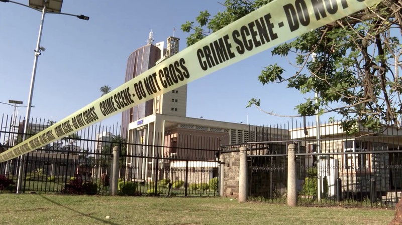 Gedung parlemen Kenya mengalami kerusakan usai diserbu warga yang menolak akan RUU Kenaikan Pajak. Gedung parlemen Kenya mengalami kerusakan usai diserbu warga yang menolak akan RUU Kenaikan Pajak. (Tangkapan Layar Video Reuters/)