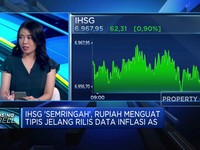 Jelang Rilis Data Inflasi AS, IHSG Semringah & Rupiah Menguat Tipis