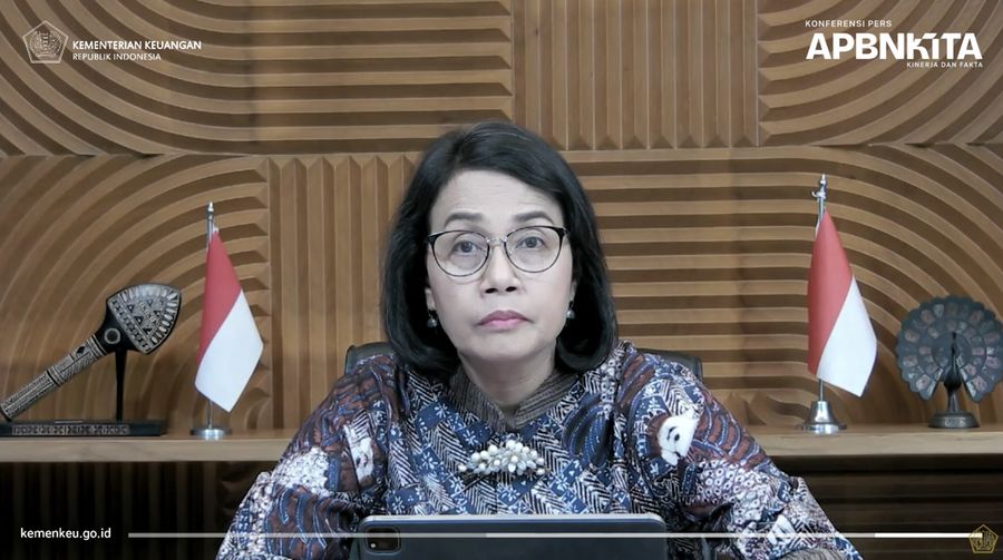 Menteri Keuangan (Menkeu), Sri Mulyani Indrawati dalam konferensi pers APBN KITA Edisi Juni 2024. (Tangkapan Layar Youtube Kementerian Keuangan)