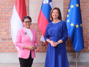 Menlu Retno Apresiasi Slovenia yang Akui Palestina sebagai Negara