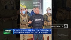 Panglima Militer Bolivia Ditangkap Usai Kirim Pasukan Untuk Kudeta