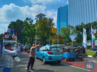 Hindari Lokasi Ini, Jalan Ditutup Efek  Aksi Demo Massa Buruh Tekstil