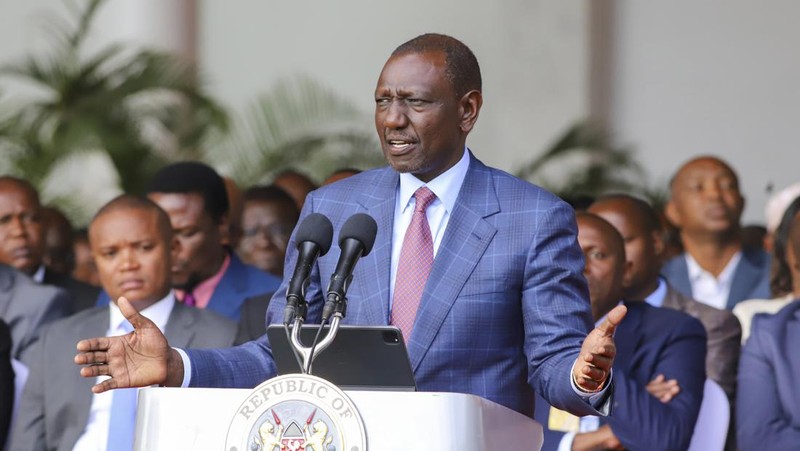 Gedung parlemen Kenya mengalami kerusakan usai diserbu warga yang menolak akan RUU Kenaikan Pajak. (Tangkapan Layar Video Reuters/)