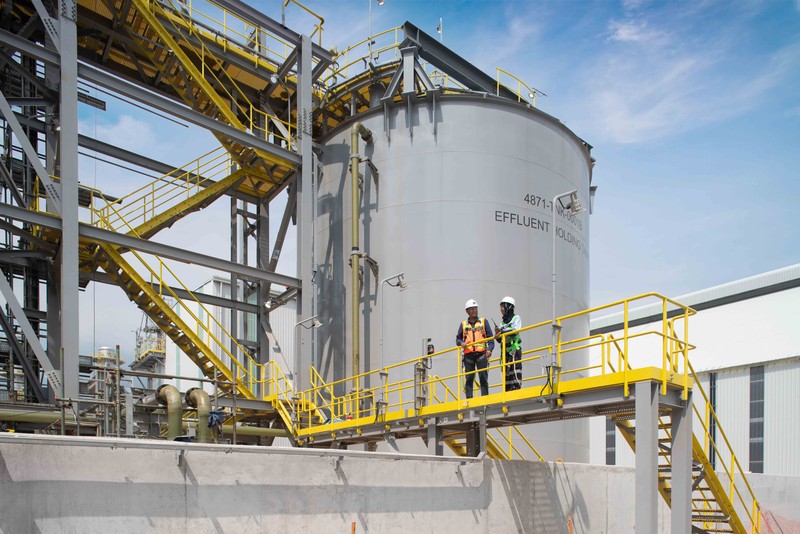 Smelter tembaga PT Freeport Indonesia di Gresik, Jatim. (Dok PT Freeport Indonesia)