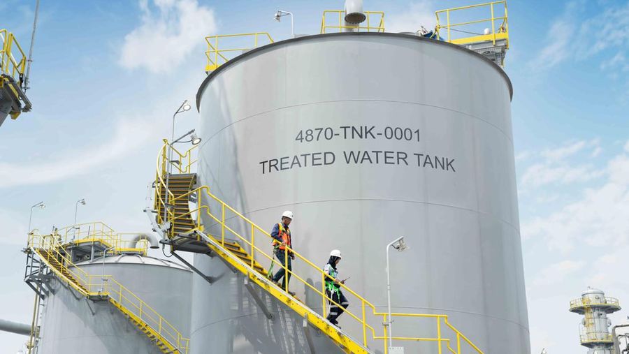 Smelter tembaga PT Freeport Indonesia di Gresik, Jatim. (Dok PT Freeport Indonesia)