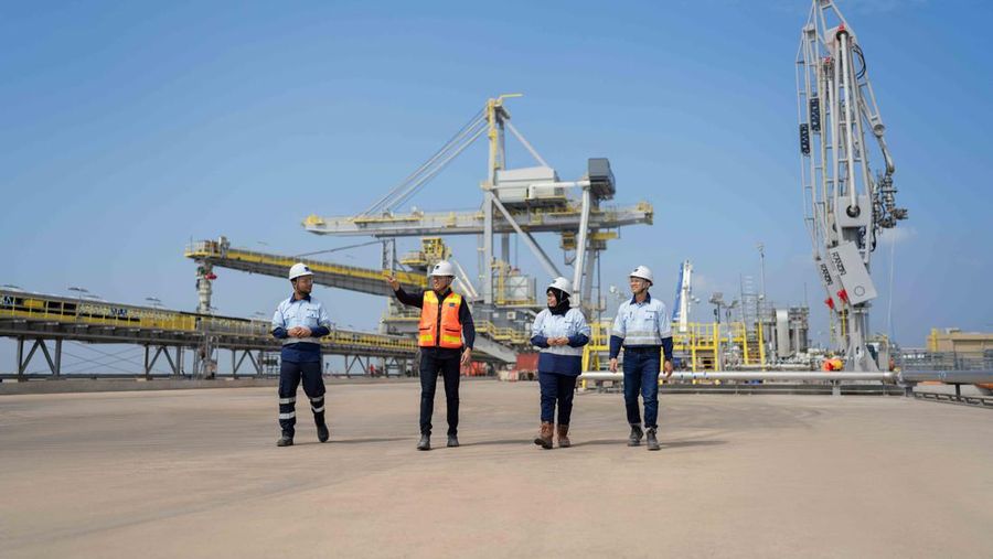 Smelter tembaga PT Freeport Indonesia di Gresik, Jatim. (Dok PT Freeport Indonesia)