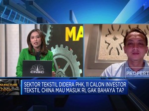 11 Calon Investor Asing Mau Masuk Industri Tekstil RI