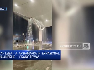 Hujan Lebat, Atap Bandara Internasional India Ambruk dan 1 Orang Tewas