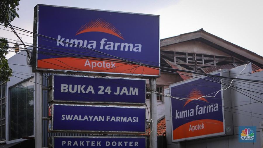 Ilustrasi Kimia Farma. (CNBN Indonesia/Faisal Rahman)