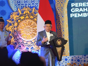 Wapres Maruf Amin Resmikan Graha Manarul Quran dan SMK NU Malang
