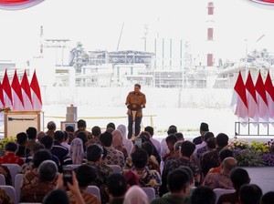 Resmikan Smelter Freeport di Gresik, Airlangga Dorong Hilirisasi Industri