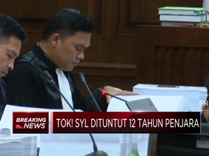 Video: SYL Dituntut 12 Tahun Penjara