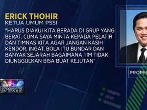 Timnas Indonesia Masuk Grup Neraka. Erick Thohir: Jangan Kasih Kendor