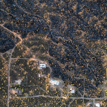 Hangus! Penampakan 1.200 Hektar Ladang di AS Ludes Terbakar
