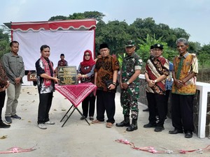 Dapat Bantuan Rp 150 Juta, Jembatan di Soropaten Klaten Diresmikan