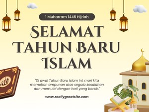 35 Link Download Poster Tahun Baru Islam 2024 yang Menarik dan Gratis