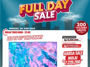 TV LED 50 UHD Smart TV di Transmart Full Day Sale Diskon Rp 2,1 Juta