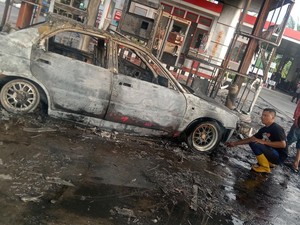 6 Fakta Kebakaran Mobil di SPBU Matesih Sebabkan 2 Korban Luka