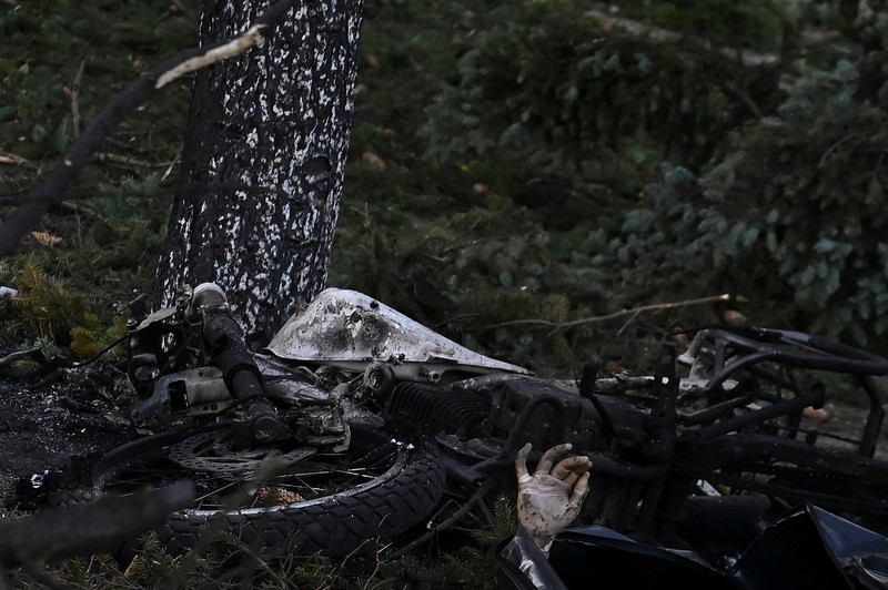 Kondisi pasca serangan rudal Rusia di kota Vilniansk, wilayah Zaporizhzhia, Ukraina, Sabtu (29/6/2024). (REUTERS/Stringer)