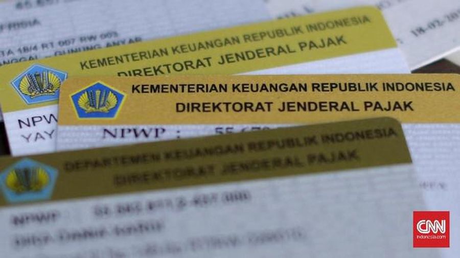 Npmor Pokok Wajib Pajak. (CNN Indonesia)