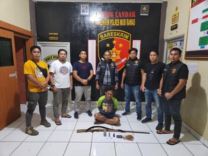 Petani di Mura Diamankan Polisi karena Miliki Senpira, Peluru Turut Disita