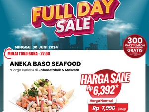 Aneka Bakso Seafood di Transmart Full Day Sale Cuma Rp 6 Ribuan