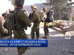 Video: Bantu Israel, AS Kirim 27.100 Bom & Rudal Untuk Serang Gaza