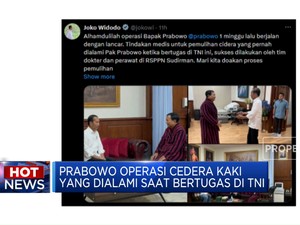 Prabowo Operasi Cedera Kaki Hingga Harga BBM Belum Ada Perubahan